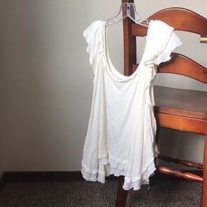 Free People White XS Shirt